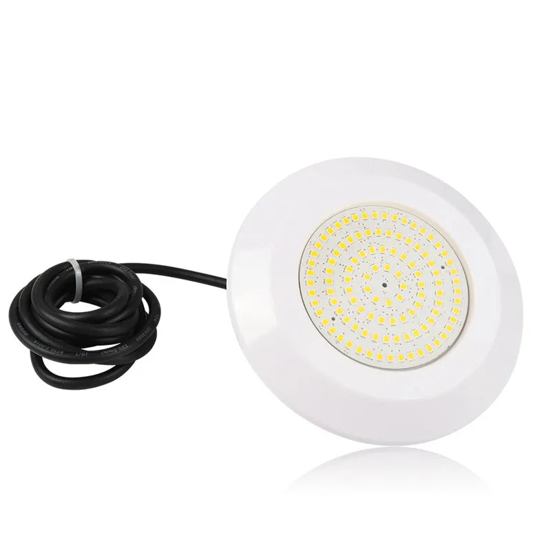 DC12V 108 LED lumière de piscine étanche IP68 blanc chaud lumière Submersible sous-marine Piscina lampe de nuit projecteur extérieur