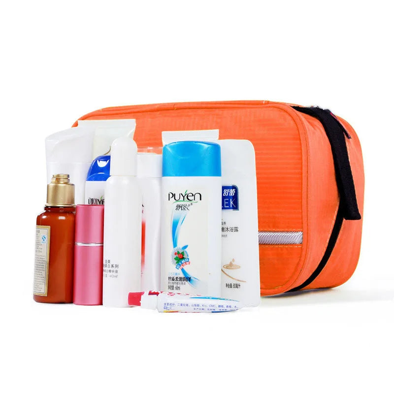 Nuevo Neceser colgante, Kit organizador de artículos de tocador de viaje para hombres y mujeres, cosméticos, maquillaje, gancho colgante resistente, bolsas de ducha