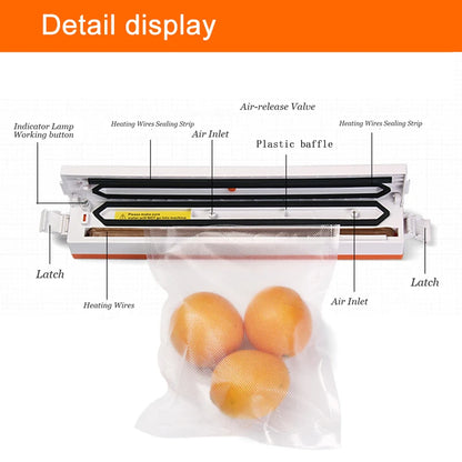 SaengQ-máquina de envasado al vacío eléctrica para cocina casera, incluye 15 Uds. De bolsas de ahorro de alimentos, sellado comercial de alimentos al vacío