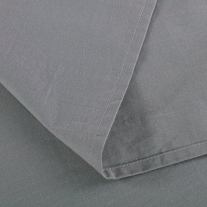 EARTHING Fitted Sheet Gray color Not includes pillow case Cotton Silver Antimicrobial healthy Bedding set