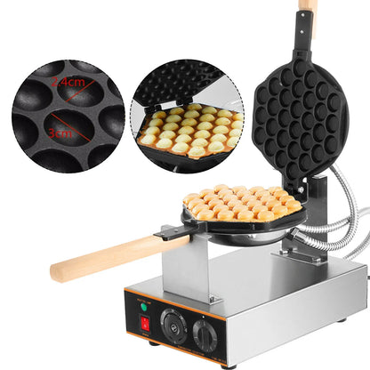 VEVOR Egg Bubble Electric Waffle Maker Nonstick Waffle Making Machine Home Appliance Gaufriers Baking Snack Gaufres Waffle Irons