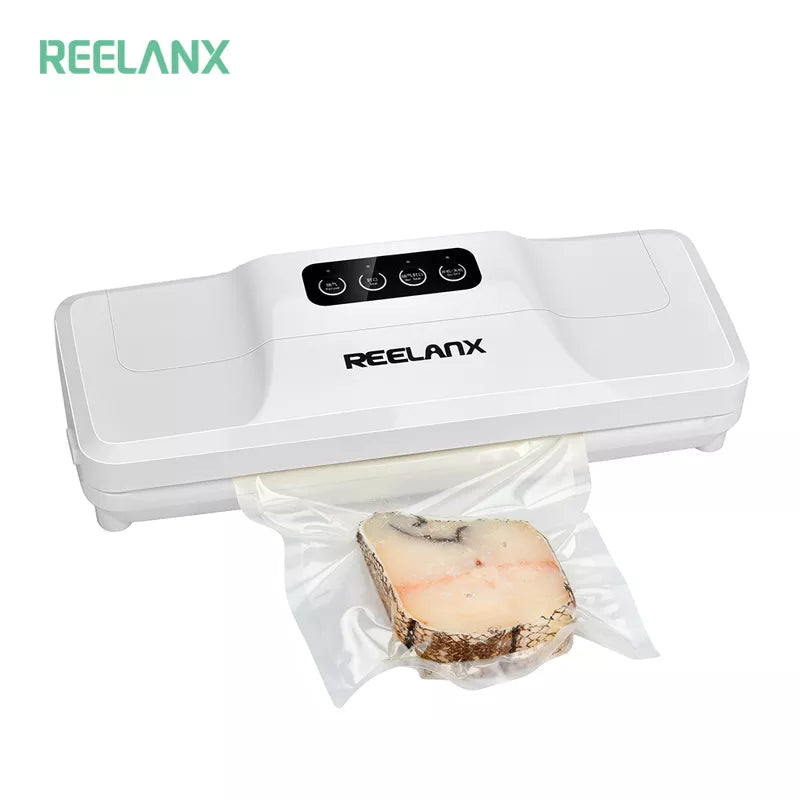 REELANX – Machine d'emballage sous vide automatique V1, 140W, pour aliments, avec 15 sacs, meilleur emballage sous vide