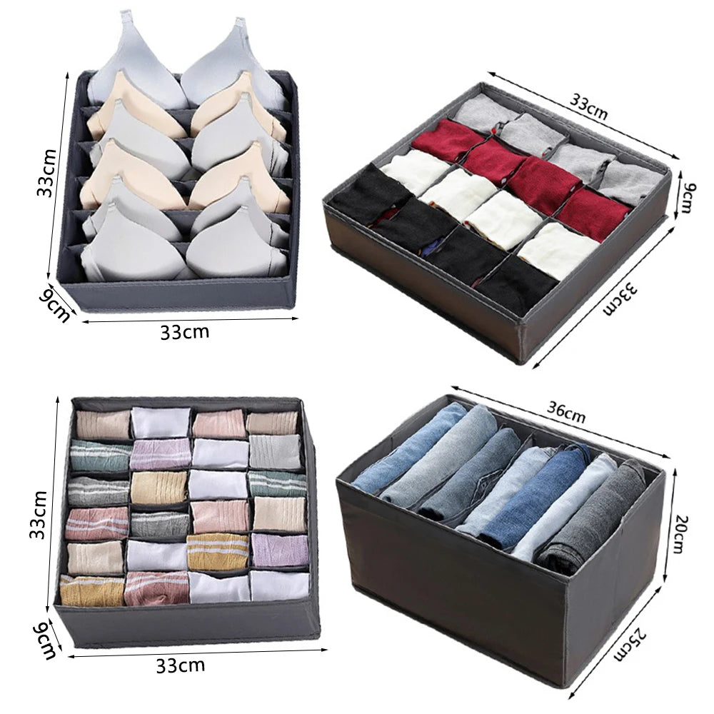 Underwear Bra Socks Storage Box Cabinet Drawer Organizer Panties Scarf Organizers Bedroom Wardrobe Clothing Storage Organizer