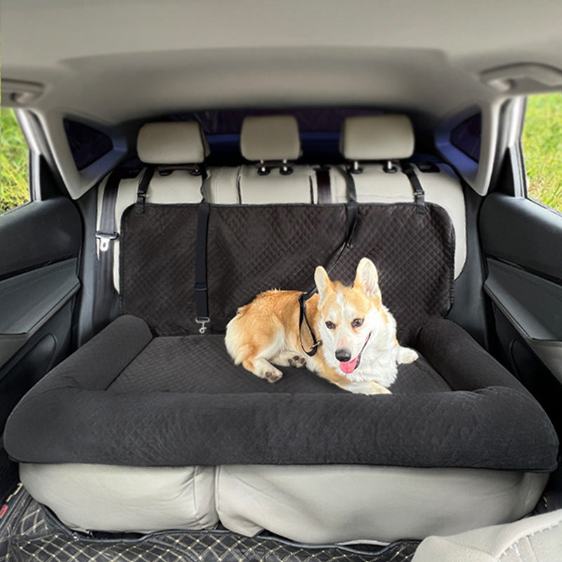 Coussin pour animaux de compagnie, niche amovible et lavable pour voiture