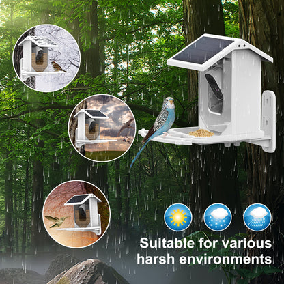 Low Power Consumption Solar Smart Feeder Camera