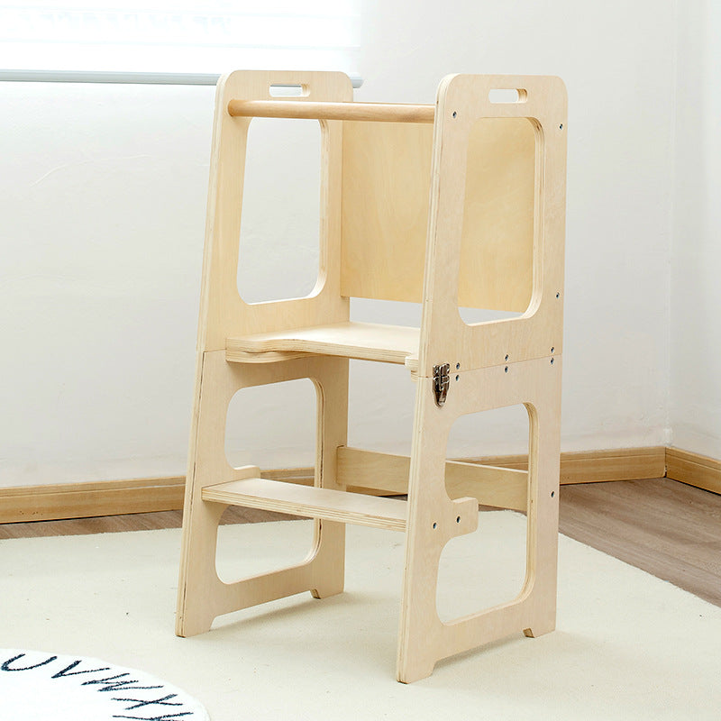 Tour d'apprentissage multifonctionnelle de tabouret pliant trois-en-un pour enfants