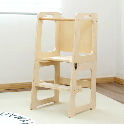 Tour d'apprentissage multifonctionnelle de tabouret pliant trois-en-un pour enfants