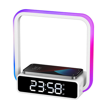 Multifunctional LED Simple Bedroom Small Night Lamp Wireless Charger