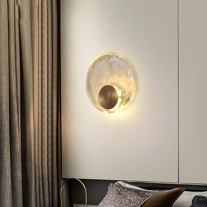 New Nordic Modern Light Luxury Crystal Copper Wall Lamp