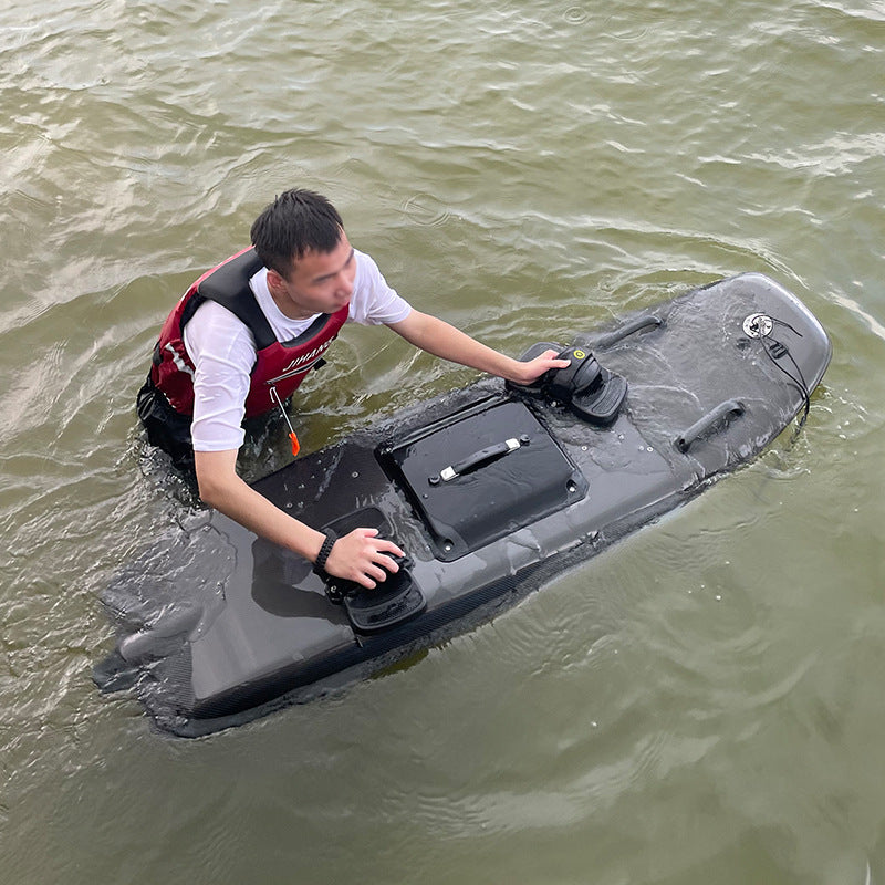 Tabla hawaiana eléctrica de fibra de carbono, tabla de surf de alta velocidad con motor Jet, tabla que practica surf