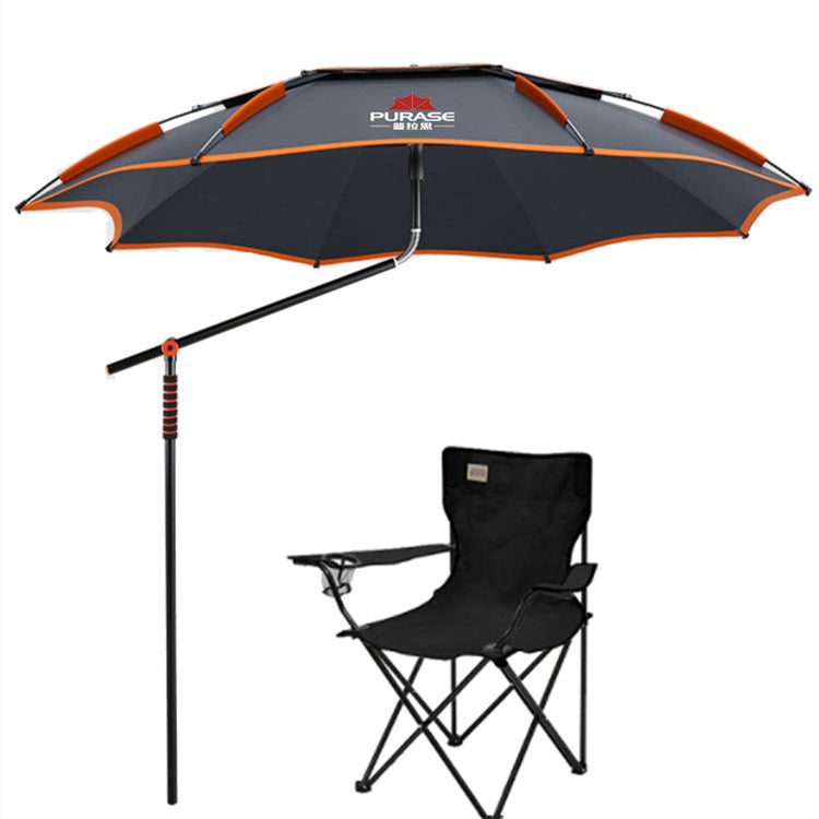 Crutch Fishing Umbrella Vinyl Full Shading Universal Adjustment