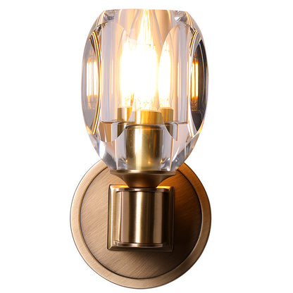 Crystal Wall Lamp Light Luxury Living Room Wall Light Bulb