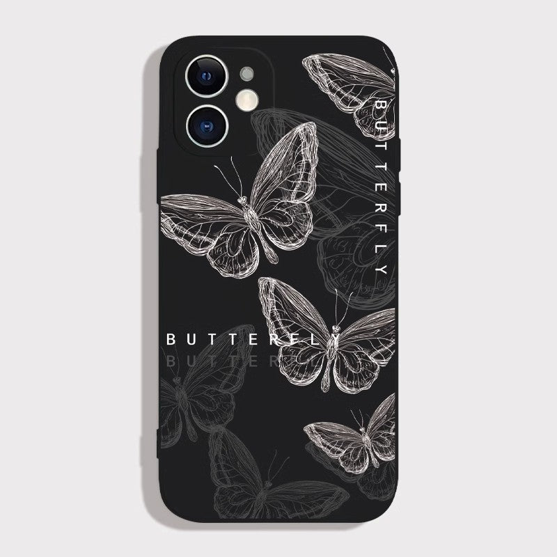 Funda Para Teléfono Mariposa Fría Simple