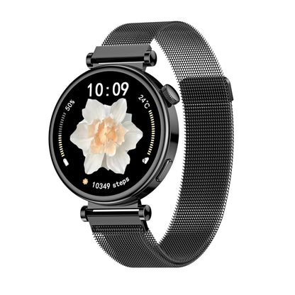 Reloj inteligente de moda para mujer Monitorización de la presión arterial del ritmo cardíaco