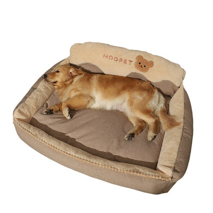 Chenil chaud pour animal de compagnie amovible et lavable pour dormir