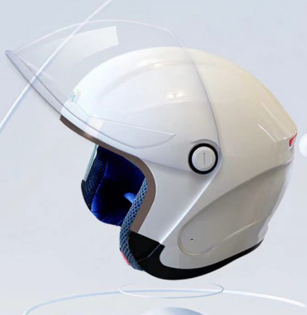 Casco de motocicleta Bluetooth con voz inteligente AI