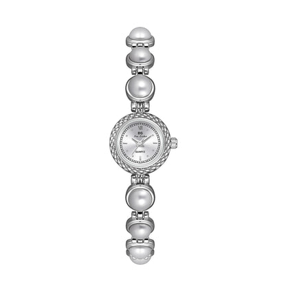 Montre pour femme avec bracelet en perles de luxe BS New Light