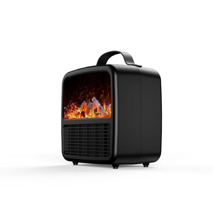 Desktop Quick Heat Warm Air Blower 3D Simulation Flame