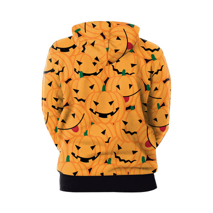 Pull à capuche ample pour couple d'Halloween pour femmes