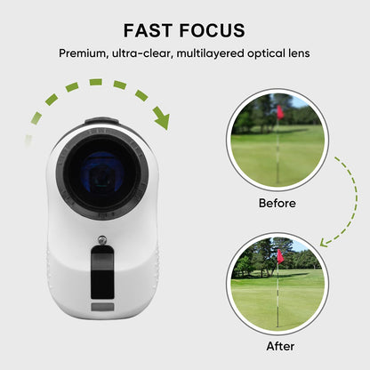 Mesure de golf portable en extérieur avec télescope