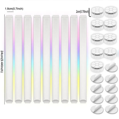 TuYa-Lámpara LED de pared inteligente con WIFI, barra USB de 5V, luz LED nocturna de ambiente artesanal, ritmo musical para TV, retroiluminación, decoración de juegos de dormitorio