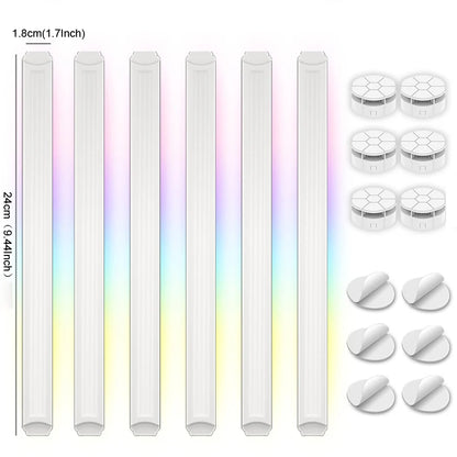 TuYa-Lámpara LED de pared inteligente con WIFI, barra USB de 5V, luz LED nocturna de ambiente artesanal, ritmo musical para TV, retroiluminación, decoración de juegos de dormitorio