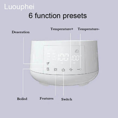 Régulateur de lait thermostatique pour bébé, 1,2 l, bouilloire pour bébé, garde au chaud 24 heures, eau chaude, Pot isolant intelligent, chauffe-lait en poudre