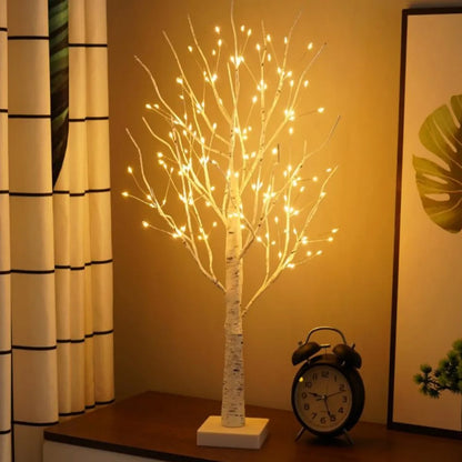 Lumières de bouleau USB 144 LED, branche lumineuse, lampes de nuit adaptées à la maison, chambre à coucher, fête de mariage, décoration de noël