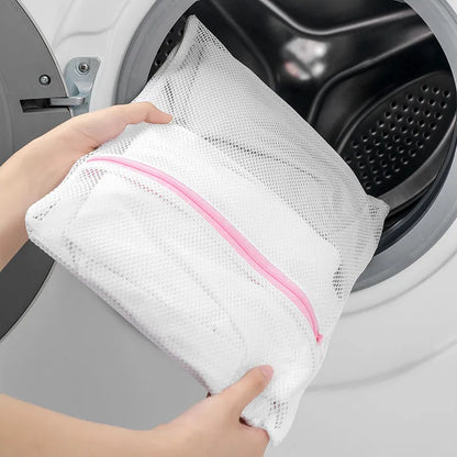 Sacs de lavage de linge à fermeture éclair, filet fin et grossier de 3 tailles, pliable, soins des vêtements délicats, Machine à laver, filet de Protection des vêtements