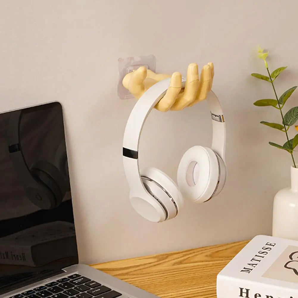 Unique Hanger Hook Solid Color Wall Hanger Creative Hand Shape Hanger Hook  Storage