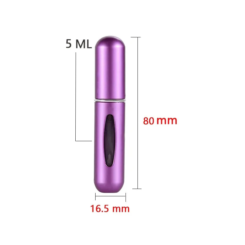 Refillable Mini Perfume Bottle Portable Cosmetic Bottle Spray Bottle Atomizer Spray Container Travel Refillable Bottles 5ml 8ml