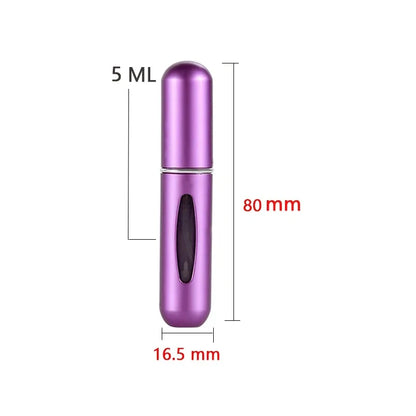 Refillable Mini Perfume Bottle Portable Cosmetic Bottle Spray Bottle Atomizer Spray Container Travel Refillable Bottles 5ml 8ml