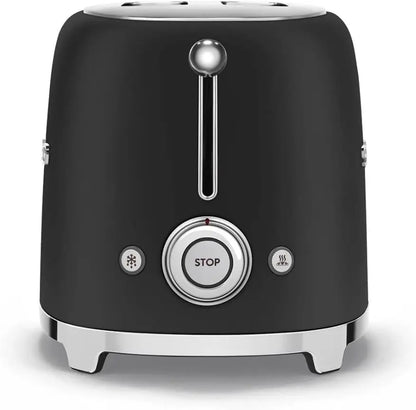 SMEG 2 Slice Retro Toaster (Matte Black)