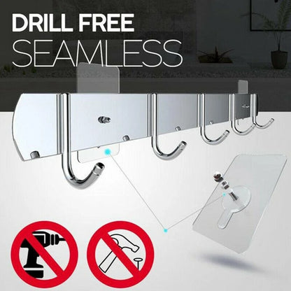 Tornillos sin perforaciones de alta calidad, ventosa autoadhesiva fuerte, ganchos de pared, colgador para utensilios para el baño y la cocina, 5/10/20 Uds.