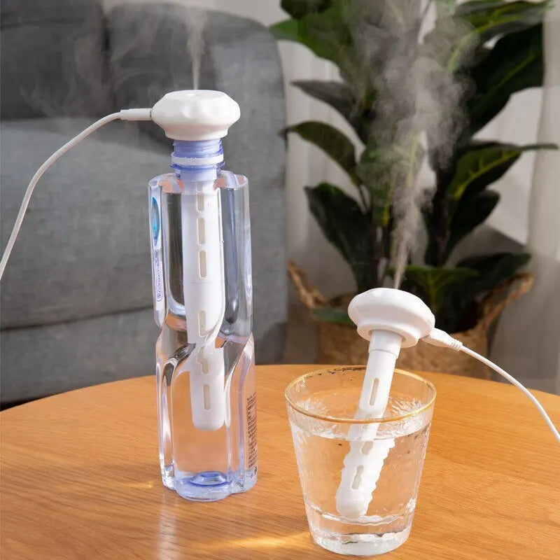 Humidificador Usb para dormitorio, sala de estar, hogar, carga eléctrica, oficina, escritorio, pequeño, portátil, Nano pulverizador, reposición de Agua