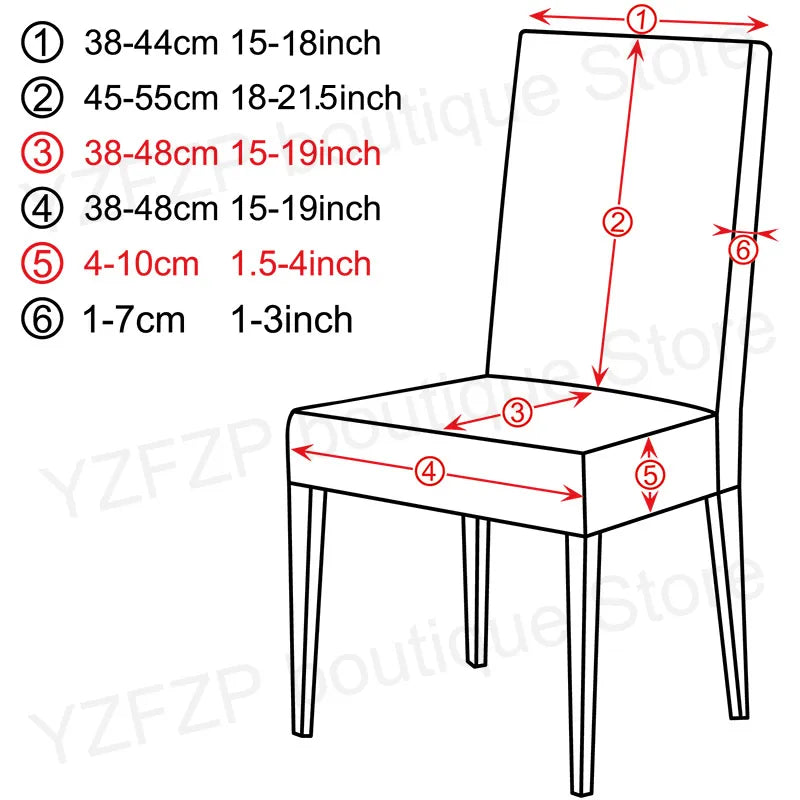 Housse élastique pour chaise, taille universelle, bon marché, grand siège de maison, housse de chaise de salon, pour salle à manger