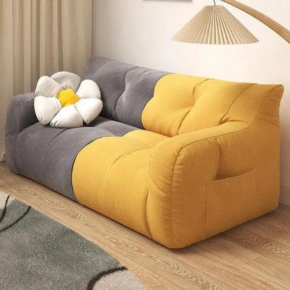 Linen American Cotton And Sofas Lazy Man Sofa Living Backrest Household Single Person Adult Applicable Household Room Furniture