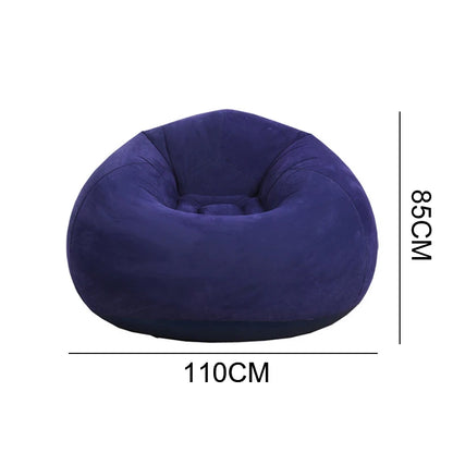 New Lazy Inflatable Sofa Chairs Large Tatami Pvc Leisure Lounger Couch Seat Living Room Bedroom Dormitory Furniture