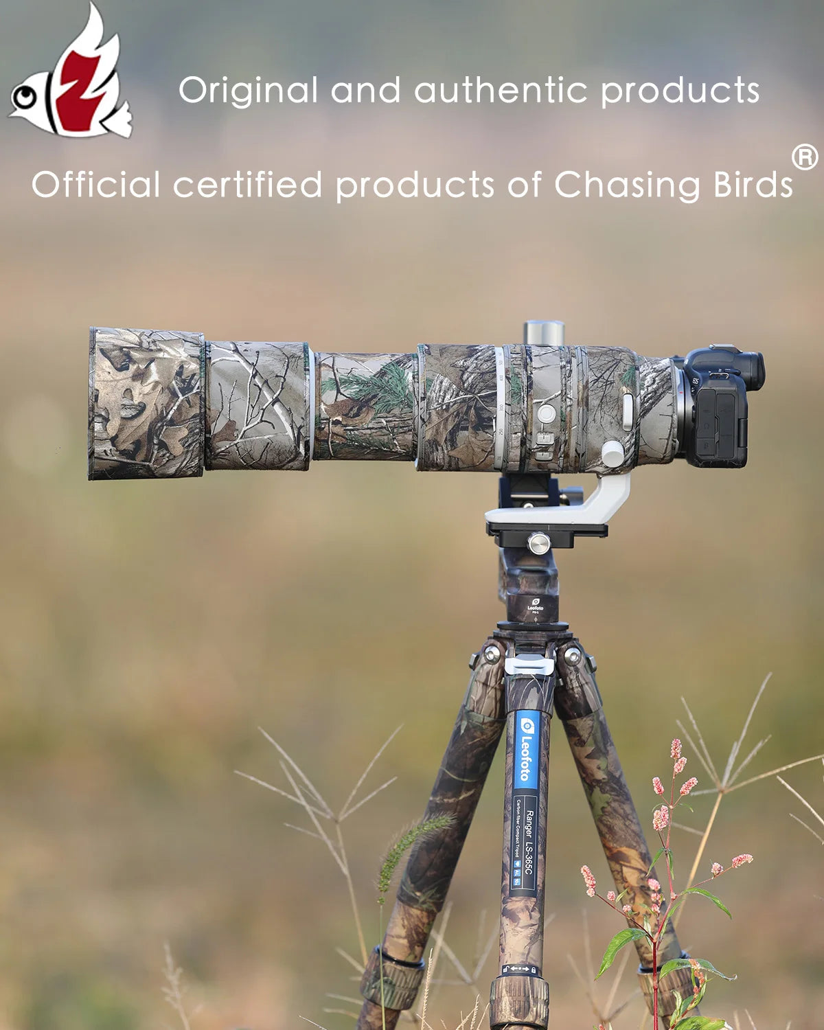 Chasing birds camouflage lens coat for CANON RF 200 800 IS waterproof and rainproof lens protective cover rf 200800mm lens cover