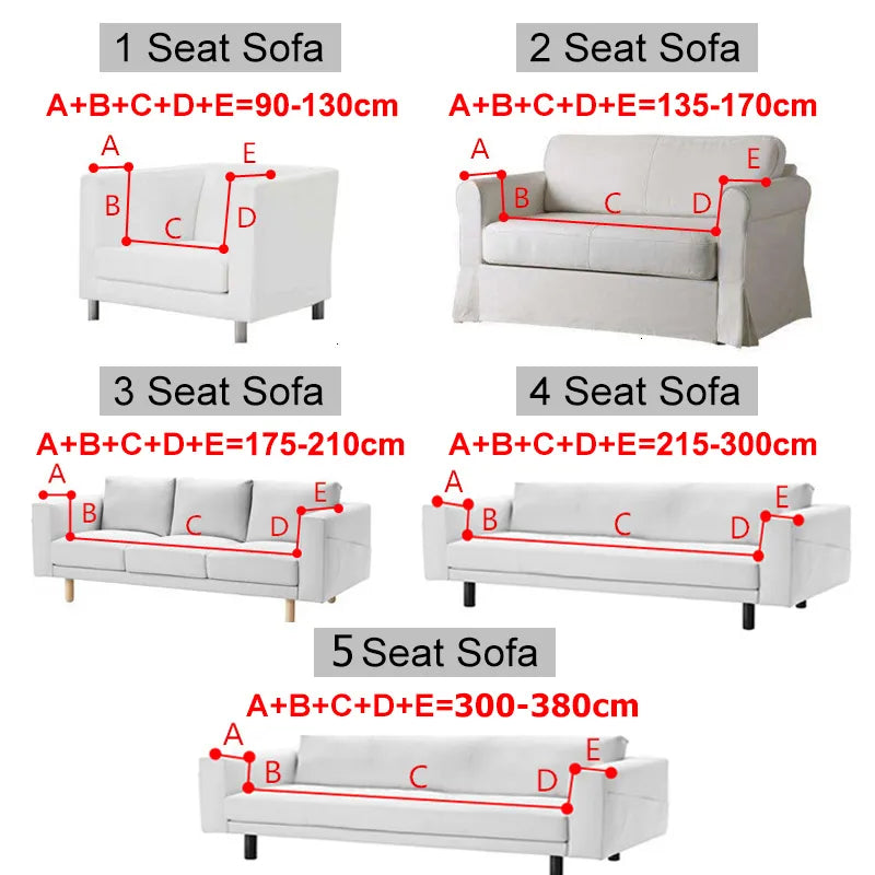 Housses de canapé élastiques pour salon, fauteuil géométrique tricoté en tissu à grille de maïs, housse de protection de chaise, décoration de maison