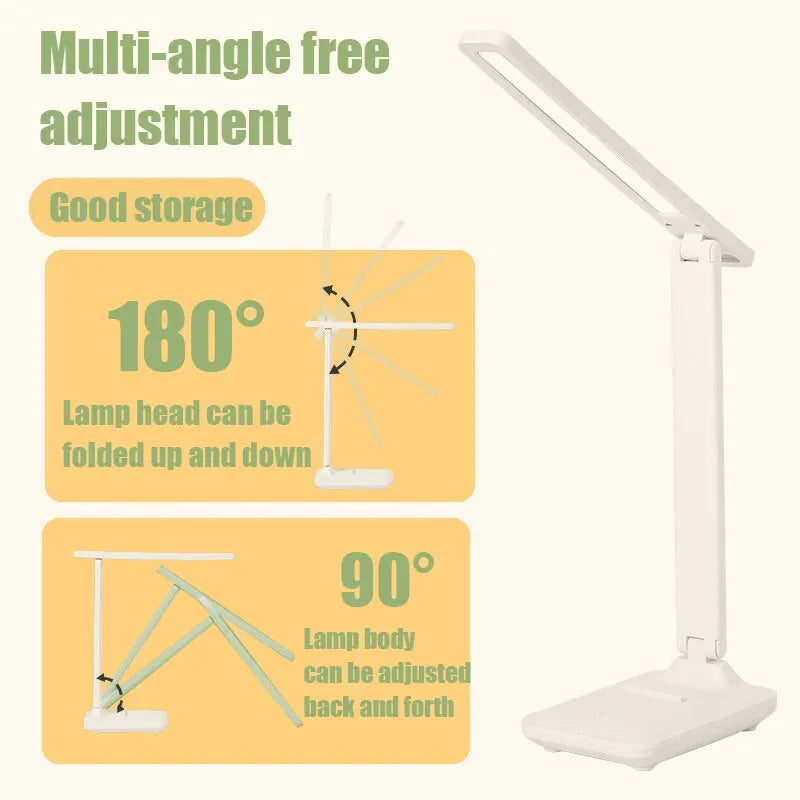 Xiaomi Led Touch Folding Table Lamp Bedside Reading Eye Protection Night Lamp Portable 4000mAh Battery Dimmable Desk Lamp