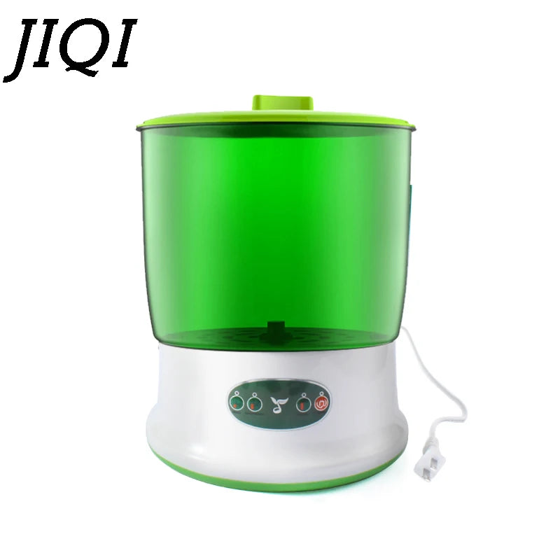 Intelligent Bean Sprouts Maker Thermostat Green Vegetable Seeds Growth Bucket Automatic Electric Sprout Buds Germinator Machine