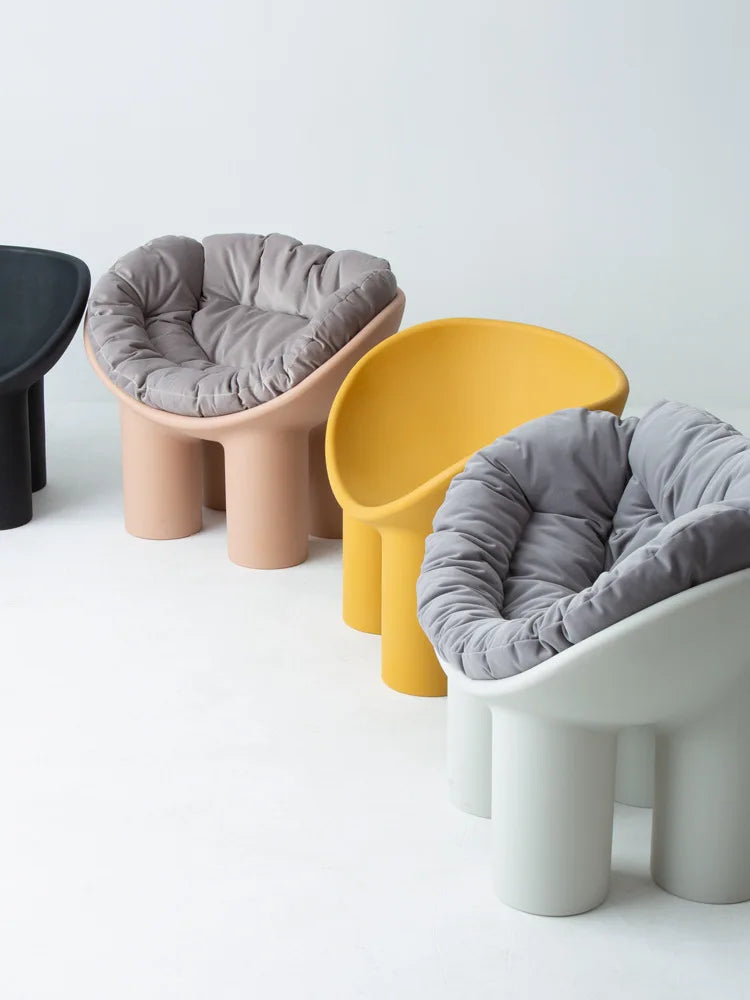 K-STAR diseñador nórdico pata de elefante Ins Internet-Popular casa de familia sofá de un solo asiento silla comodidad creativa reclinable al aire libre 2023