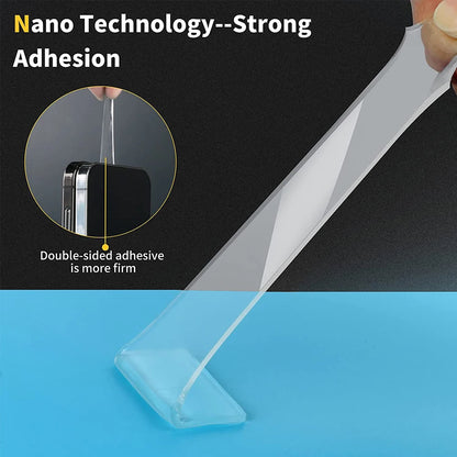 Cinta adhesiva de doble cara de 2-10M, resistente, transparente, lavable, Ultra fuerte, tiras de cinta de montaje de dos caras para Decoración