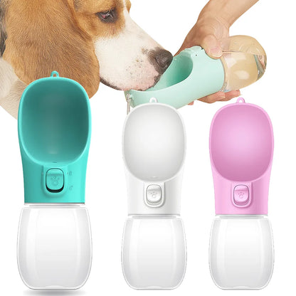 Botella de agua portátil para perros pequeños y grandes, cuencos para beber para caminar al aire libre, suministros para Bulldog Francés y Chihuahua