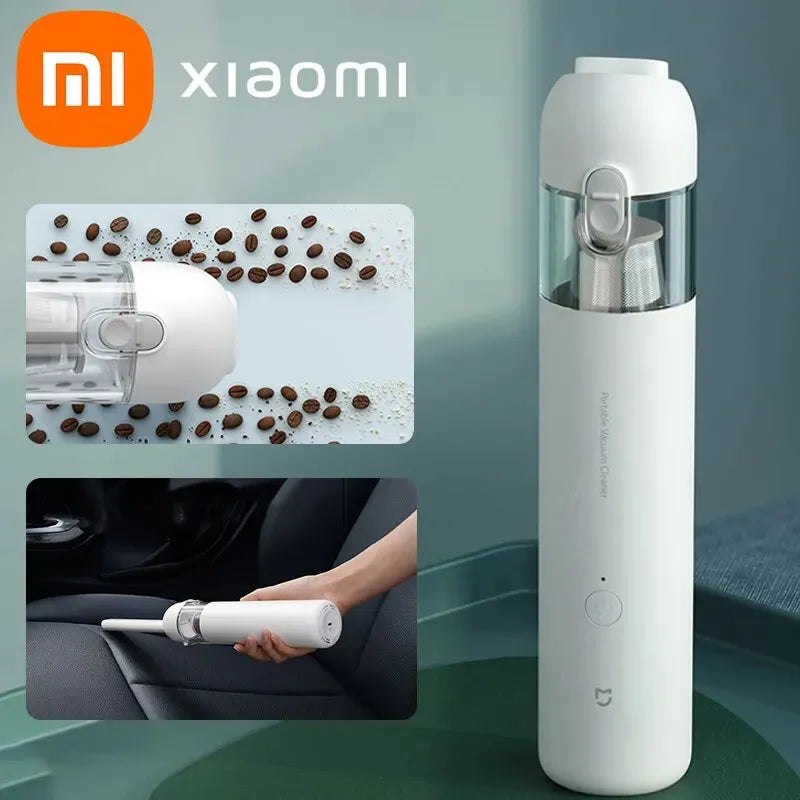 Original XIAOMI MIJIA Portable Handheld Vacuum Cleaner 13000PA Cyclone Suction for Home Car Mini Wireless Dust Catcher Collector