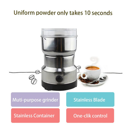 Coffee Grinder Electric Espresso Drip Coffe Portable Blender Grain Beans Spice Seeds Grinding Machine Kitchen Multifunction Mill