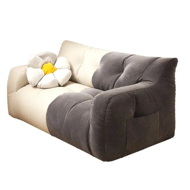 American Cotton And Linen Sofas Lazy Man Sofa Living Room Furniture Backrest Household Single Person Adult Applicable Household