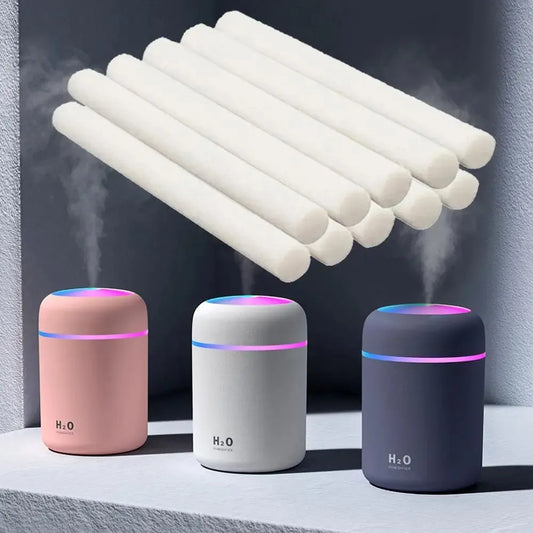 Humidificateur d'air Portable ultrasonique à lumière colorée, diffuseur d'arôme H2O, brume fraîche pour voiture, chambre à coucher, purificateur de maison, 300ml