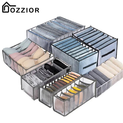 Jeans Organization Storage Box Closet Organizer For Underwear Clothing Organization System Socks Pants Drawer Organizers Cabinet